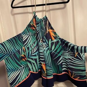 Backless vacation shirt